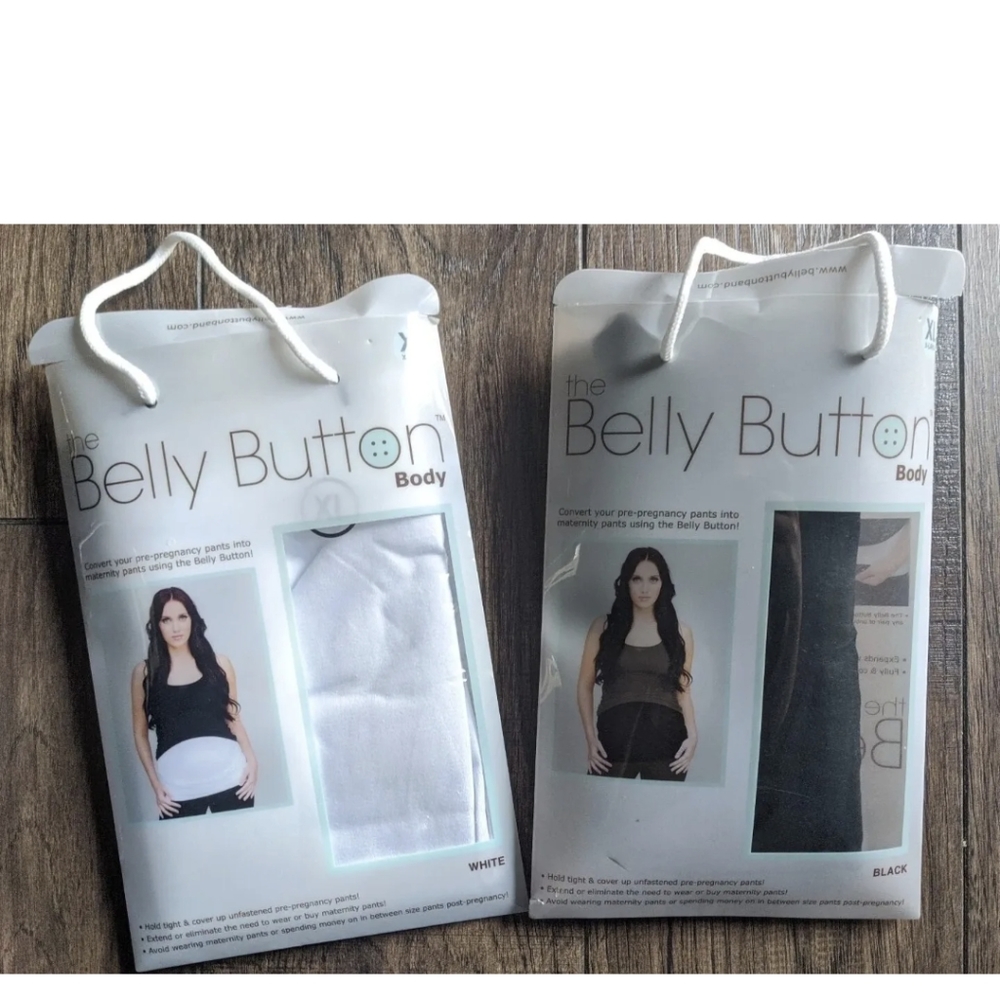 The Belly Button Body Band Lot of 2! XL Maternity Convert Pants Pregnancy NEW.